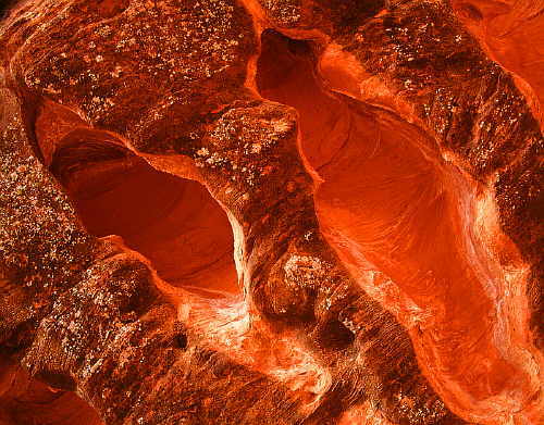 Red rock detail, Southern Utah (c) 1998 Gerhard Bock