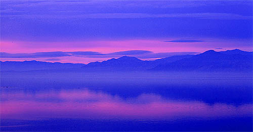 Dusk, Salton Sea (c) 1996 Gerhard Bock